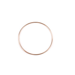 Cerc metalic  ø12,6 cm - Auriu rose (1 Bucată)