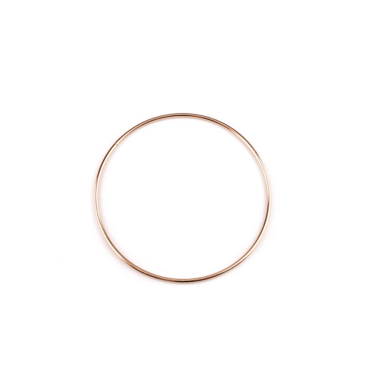 Cerc metalic ø12,6 cm - Auriu rose (4 Bucăți) Cerc metalic ø12,6 cm - Auriu rose (4 Bucăți)