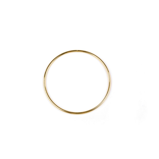 Cerc metalic ø10 cm - Auriu (30 Bucăți) Cerc metalic ø10 cm - Auriu (30 Bucăți)