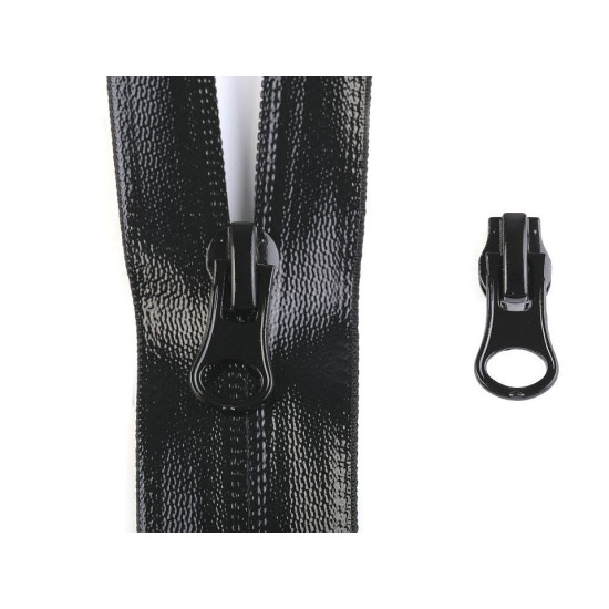 Cursor fermoar spiralat impermeabil, no 7 - Nichel (150 Bucăți) Cursor fermoar spiralat impermeabil, no 7 - Nichel (150 Bucăți)