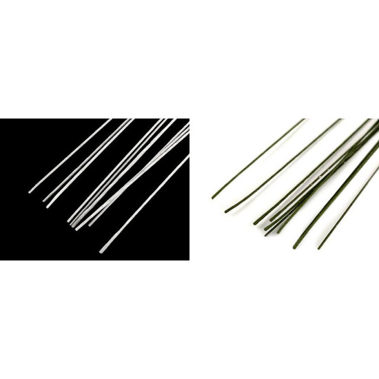 Sârmă floristica verde, ø1 mm, lungime 40 cm - Verde (50 Bucăți) Sârmă floristica verde, ø1 mm, lungime 40 cm - Verde (50 Bucăți)