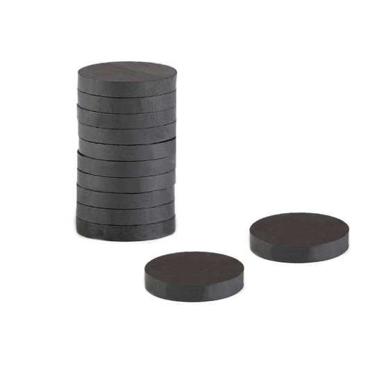 Magnet rotund, ø20 mm - Antracit (70 Bucăți)