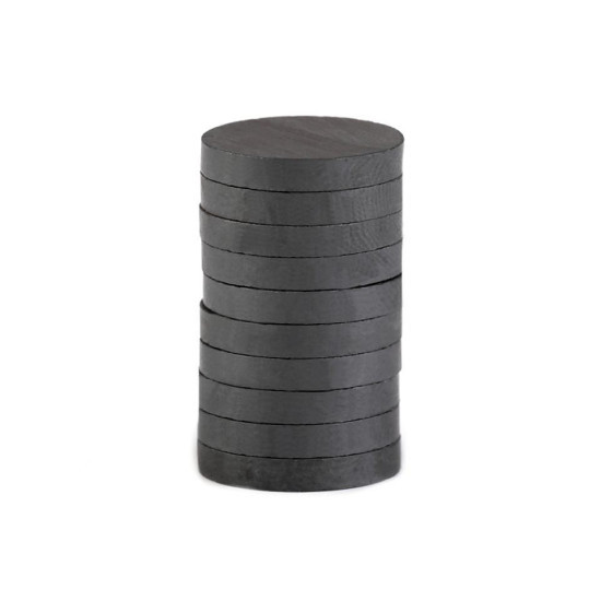 Magnet rotund, ø20 mm - Antracit (70 Bucăți)