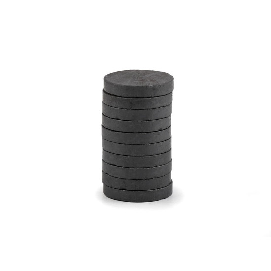 Magnet rotund, ø18 mm - Antracit (70 Bucăți) Magnet rotund, ø18 mm - Antracit (70 Bucăți)