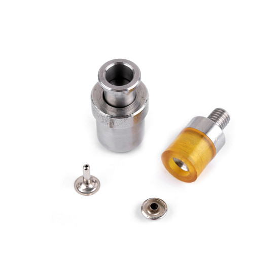 Matriță pentru capse cu cap semirotund, ø10 mm - Nichel (1 Set) Matriță pentru capse cu cap semirotund, ø10 mm - Nichel (1 Set)