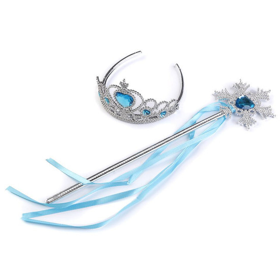 Set carnaval - regina de gheață - Albastru azur (1 Set)