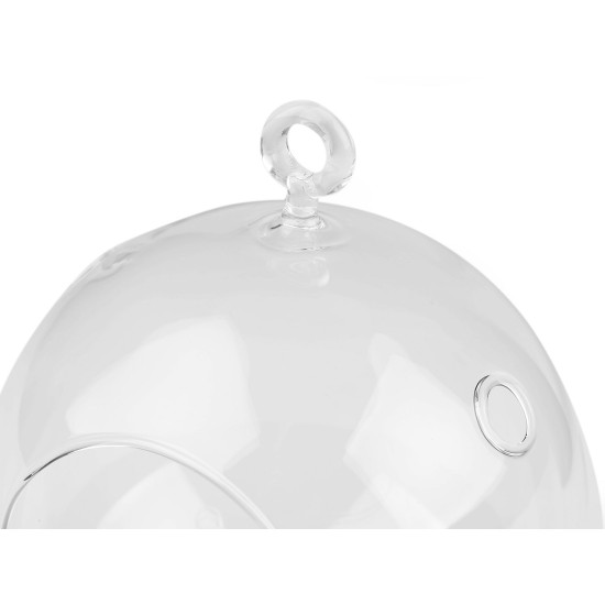 Terariu glob de sticlă, ø12 cm - Transparent (6 Bucăți) Terariu glob de sticlă, ø12 cm - Transparent (6 Bucăți)