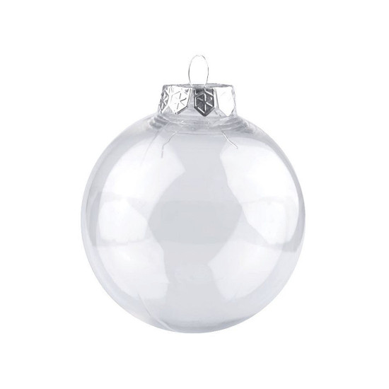 Glob decorabil, ø10 cm - Transparent (2 Bucăți)