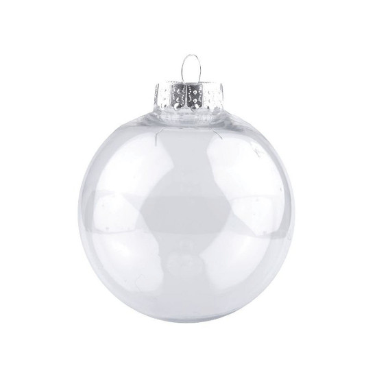 Glob decorabil, ø10 cm - Transparent (2 Bucăți)