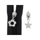 Cursor fermoar spiralat no 5, diverse modele - Nichel negru (90 Bucăți) Cursor fermoar spiralat no 5, diverse modele - Nichel negru (90 Bucăți)