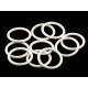 Inele plastic, ø30 mm - Alb lăptos (100 Bucăți) Inele plastic, ø30 mm - Alb lăptos (100 Bucăți)