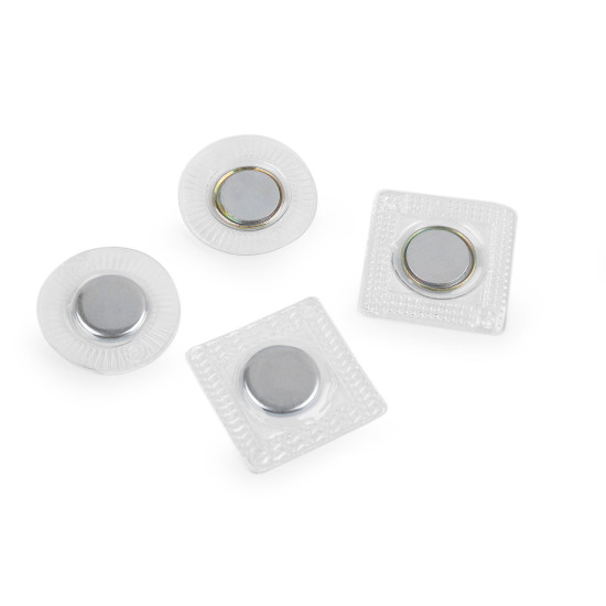 Închizatori / capse magnetice ascunse, ø15 mm - Transparent (30 Perechi) Închizatori / capse magnetice ascunse, ø15 mm - Transparent (30 Perechi)