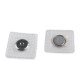 Închizatori / capse magnetice ascunse, ø15 mm - Transparent (30 Perechi) Închizatori / capse magnetice ascunse, ø15 mm - Transparent (30 Perechi)