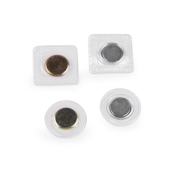 Închizatori / capse magnetice ascunse, ø19 mm - Transparent (30 Perechi) Închizatori / capse magnetice ascunse, ø19 mm - Transparent (30 Perechi)