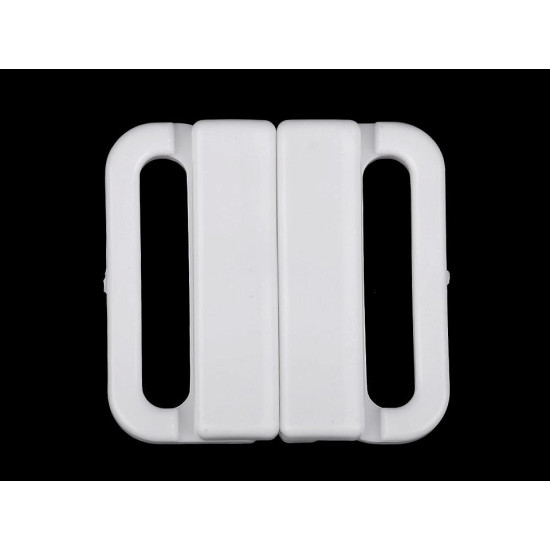 Închizătoare sutien, lățime 25 mm - Alb (20 Perechi) Închizătoare sutien, lățime 25 mm - Alb (20 Perechi)