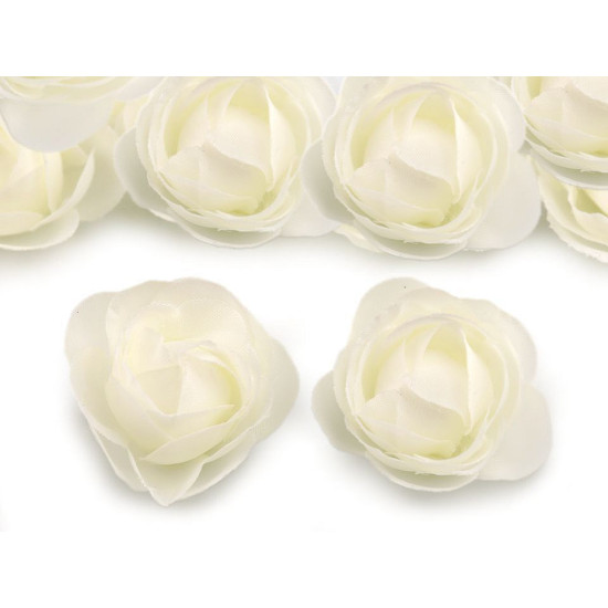 Trandafiri decor,  ø3,5 cm - Roz deschis (80 Bucăți)