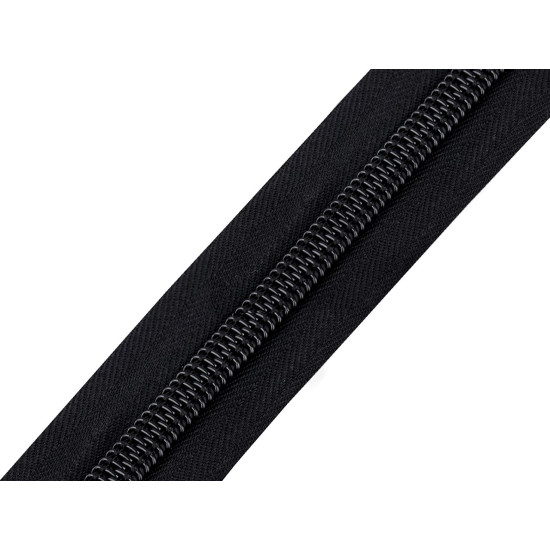 Fermoar spiralat metraj no 10 - Negru (100 Metri) Fermoar spiralat metraj no 10 - Negru (100 Metri)