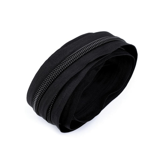Fermoar spiralat metraj no 10 - Negru (100 Metri) Fermoar spiralat metraj no 10 - Negru (100 Metri)