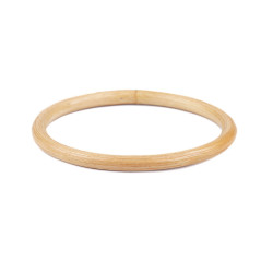 Mânere bambus  geantă / cerc pentru prinzător de vise, ø12 cm - Bambus deschis (1 Bucată)