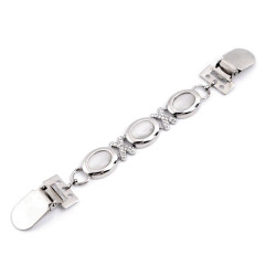 Clips cardigan / închizătoare cardigan - Argintiu (1 Bucată)