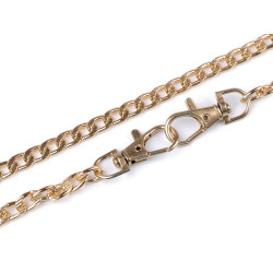 Lanț pentru poșete cu carabină, 120 cm - Auriu clasic (1 Bucată)