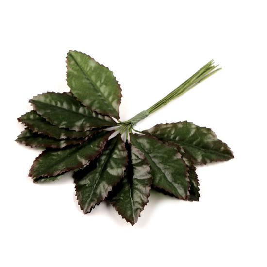 Frunze de trandafir artificiale - Verde deschis (144 Bucăți)
