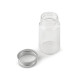 Sticluță cu capac metalic, 37x70 mm - Transparent (9 Fiole)