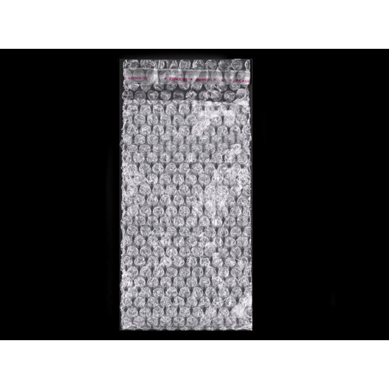 Pungi cu bule de aer și clapetă adezivă, 7,5x14,5 cm - Transparent (100 Bucăți) Pungi cu bule de aer și clapetă adezivă, 7,5x14,5 cm - Transparent (100 Bucăți)