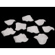 Petale de trandafir decorative - Alb (40 Saci)
