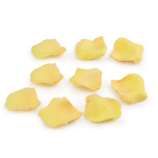 Petale de trandafir decorative - Alb (40 Saci)