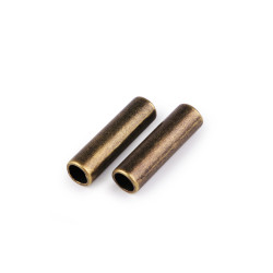 Ornament metalic / capăt șnur, ø5,6 mm - Alamă antică (10 Bucăți)