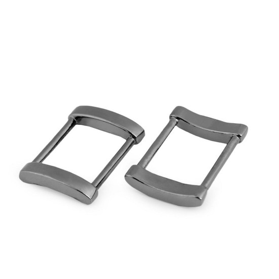 Cataramă decorativă dreptunghiulară, lățime 20 mm - Nichel (20 Bucăți) Cataramă decorativă dreptunghiulară, lățime 20 mm - Nichel (20 Bucăți)