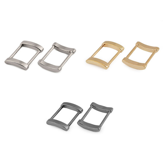 Cataramă decorativă dreptunghiulară, lățime 20 mm - Nichel (20 Bucăți) Cataramă decorativă dreptunghiulară, lățime 20 mm - Nichel (20 Bucăți)