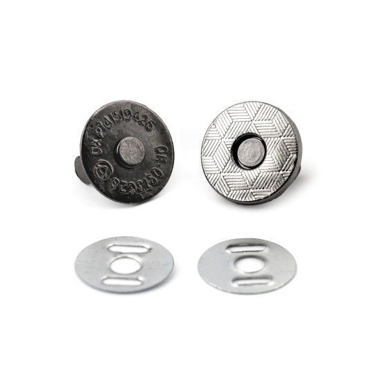 Închizatori / capse magnetice, ø14 mm - Auriu rose (5 Seturi) Închizatori / capse magnetice, ø14 mm - Auriu rose (5 Seturi)