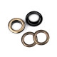 Ocheți metalici inoxidabili, ø10 mm - Nichel (10 Perechi) Ocheți metalici inoxidabili, ø10 mm - Nichel (10 Perechi)