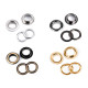 Ocheți metalici inoxidabili, ø10 mm - Nichel (10 Perechi) Ocheți metalici inoxidabili, ø10 mm - Nichel (10 Perechi)