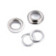 Ocheți metalici inoxidabili, ø10 mm - Nichel (10 Perechi) Ocheți metalici inoxidabili, ø10 mm - Nichel (10 Perechi)