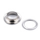 Ocheți metalici inoxidabili, ø10 mm - Nichel (10 Perechi) Ocheți metalici inoxidabili, ø10 mm - Nichel (10 Perechi)