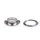 Ocheți metalici, ø13,5 mm - Nichel (50 Perechi) Ocheți metalici, ø13,5 mm - Nichel (50 Perechi)