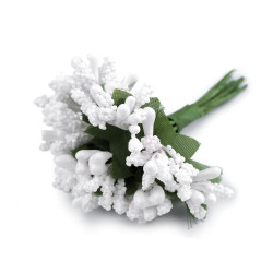 Pistile flori - Alb (12 Bucăți)