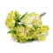 Flori artificiale decor - Galben deschis (36 Bucăți)