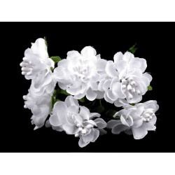 Flori artificiale decor - Alb (36 Bucăți)