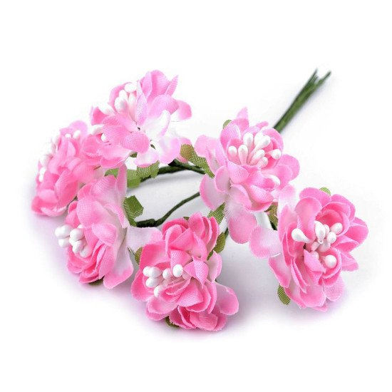 Flori artificiale decor - Gri foarte deschis (6 Bucăți)