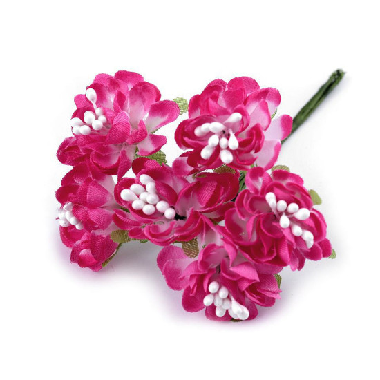 Flori artificiale decor - Gri foarte deschis (6 Bucăți)