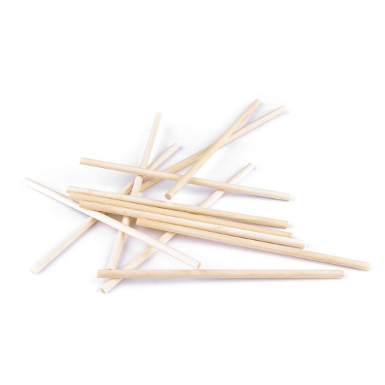 Bețișoare din lemn, 15 cm - Natur (12 Bucăți) Bețișoare din lemn, 15 cm - Natur (12 Bucăți)