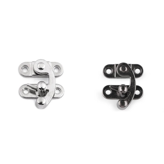 Închizătoare metalică cutie - Alamă antică (30 Seturi) Închizătoare metalică cutie - Alamă antică (30 Seturi)