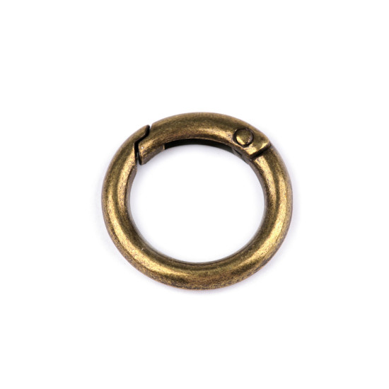 Inel carabină, ø16 mm - Nichel (50 Bucăți)