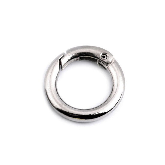 Inel carabină, ø16 mm - Nichel (50 Bucăți)