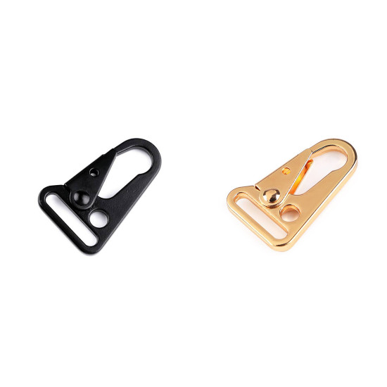 Carabină metalică - Negru (5 Bucăți) Carabină metalică - Negru (5 Bucăți)