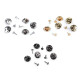 Pin broșă, ø11 mm - Auriu (10 Perechi) Pin broșă, ø11 mm - Auriu (10 Perechi)